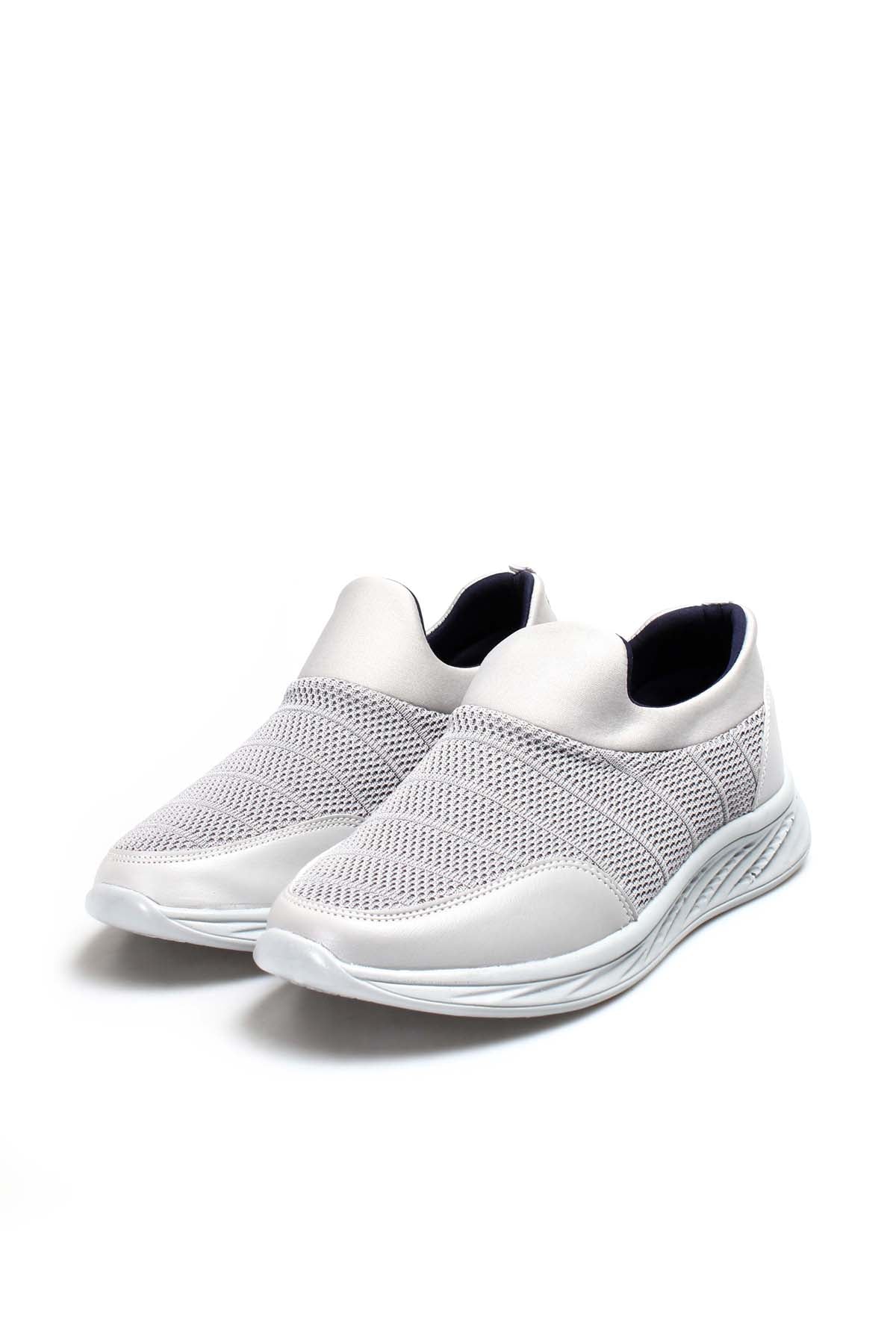 erkek-sneaker-ayakkabi-877ma022-107422 Men’s Lightweight Slip-On Walking Sneakers | Breathable Knit Mesh Casual Shoes | Soft EVA Sole - Image 1