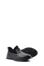 Men’s All-Black Slip-On Anti-Slip Shoes | Lightweight Durable Work Shoes / Comfortable Everyday Walking Shoes - Image 2