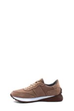 Men’s Brown Retro Lace-Up Casual Sneakers | Suede-Style Running Shoes / Lightweight Daily Comfort - Image 3