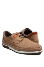 Men’s Brown Breathable Lace-Up Casual Shoes | Stylish Urban Everyday Walking Shoes