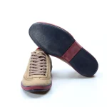 Men’s Genuine Leather Casual Sneakers | Premium Breathable Upper | Lightweight Shock-Absorbing Sole | Stylish Everyday Comfort Shoes