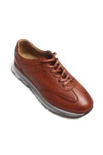 Men’s Genuine Leather Casual Sneakers | Soft Full-Grain Leather Upper | Lightweight Shock-Absorbing Sole | Anti-Slip Comfortable Daily Shoes - Image 5