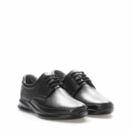 Men’s All-Black Lace-Up Business Casual Shoes | Lightweight Comfortable Work & Daily Wear Shoes