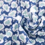 Blue Floral Baby Top with Puff Sleeves | Smocked Front Design · Soft & Breathable Cotton - Image 5